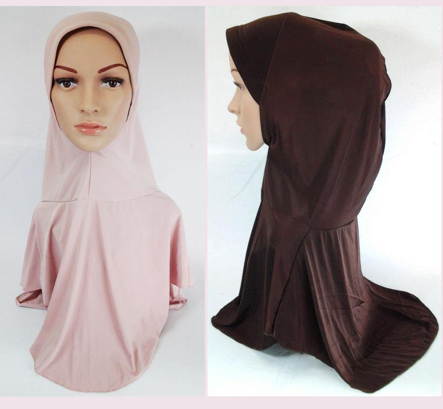 Lycra one-piece-Amira Hijab Muslim/Islamic Headwear Easy Wear High Quality - Arabian Shopping Zone