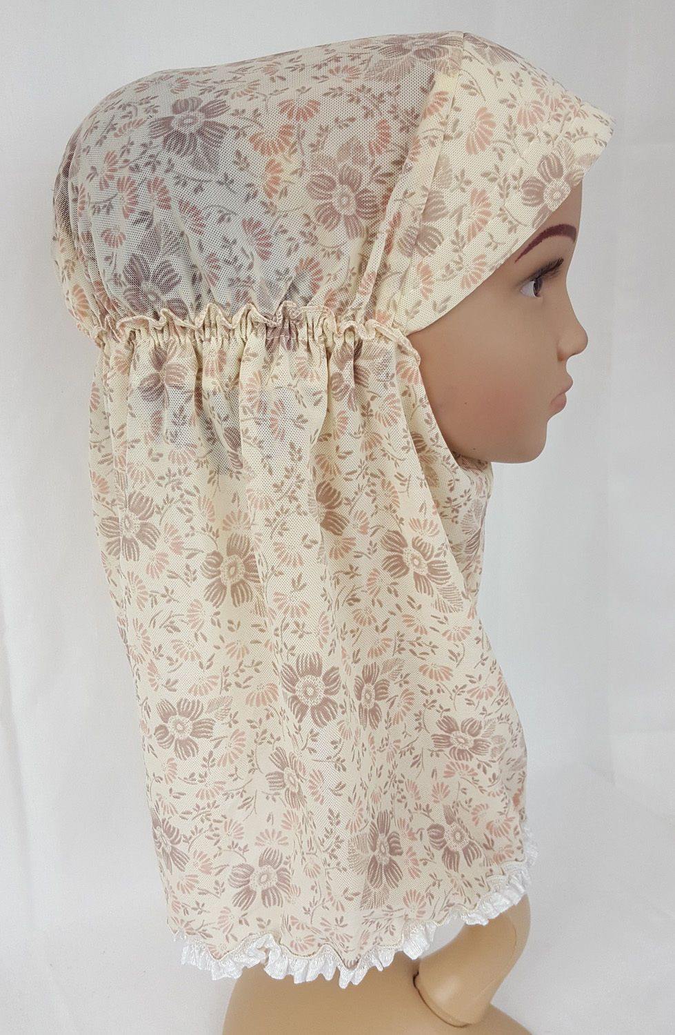 NEW Lace/NetYarn Toddler Kids Children Hijab Islamic Scarf Shawls 2-8T - Arabian Shopping Zone