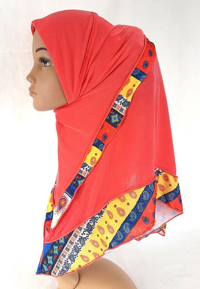 NEW Crystal Hemp Kids Toddler Children Islamic Hijab Islamic Scarf Shawls 3-8T - Arabian Shopping Zone