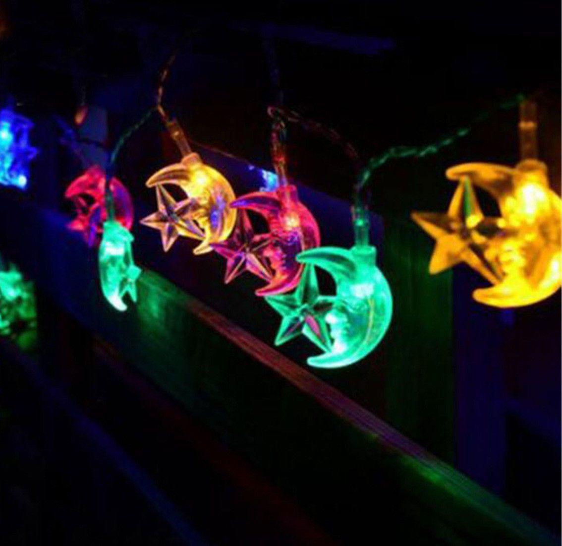 EID Ramadan 4M/20 LED Festival String Light Decoration Star Moon - Arabian Shopping Zone
