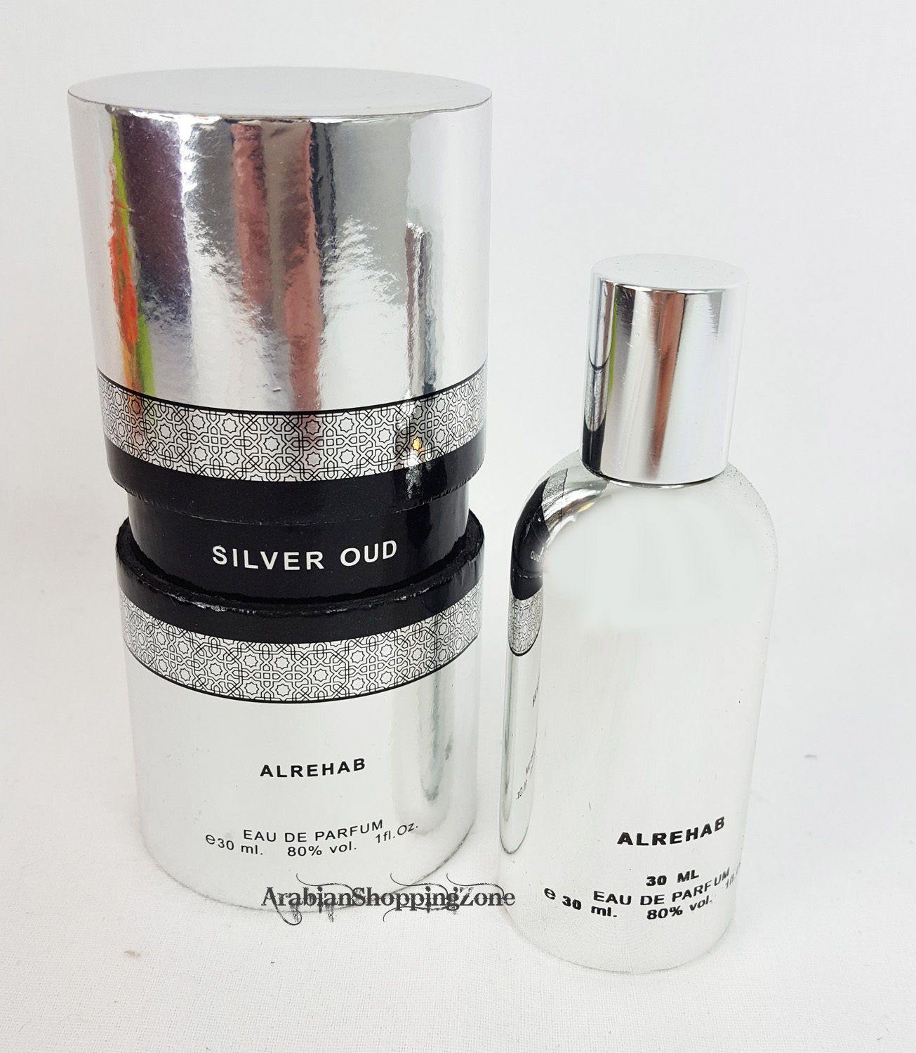 Silver Oud Perfume Spray 30ml EDP - Arabian Shopping Zone