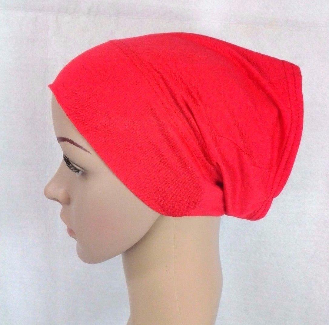 Cotton UnderHijab Scarf Shawl Slip on Bonnet Hijab Tube Hair Loss (12 colors) - Arabian Shopping Zone