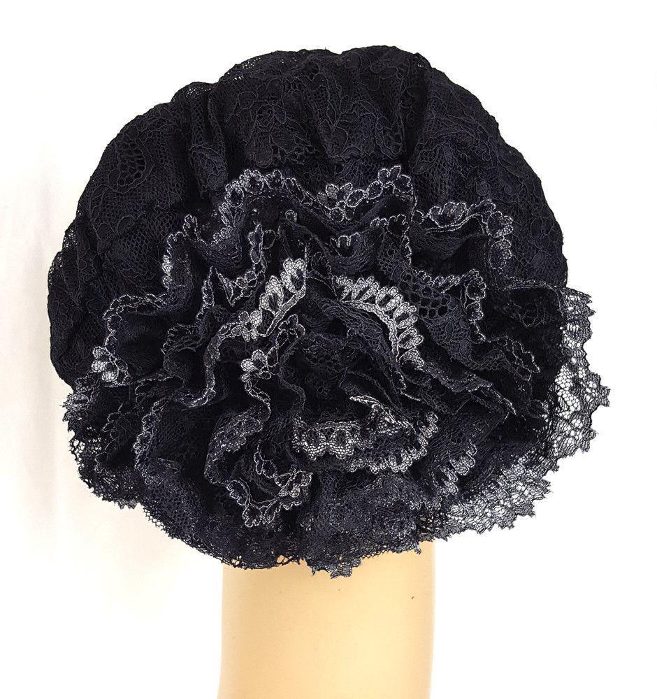 Full Lace Muslim Inner Hijab Caps Flower-Back Islamic Underscarf Hats - Arabian Shopping Zone