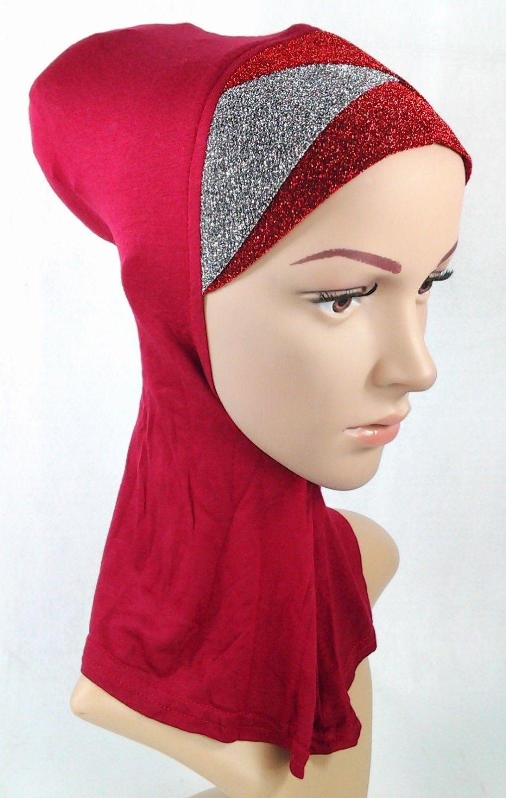 Cotton New Crossover Muslim Inner Caps Islamic Underscarf Ninja Hijab Hair Loss - Arabian Shopping Zone