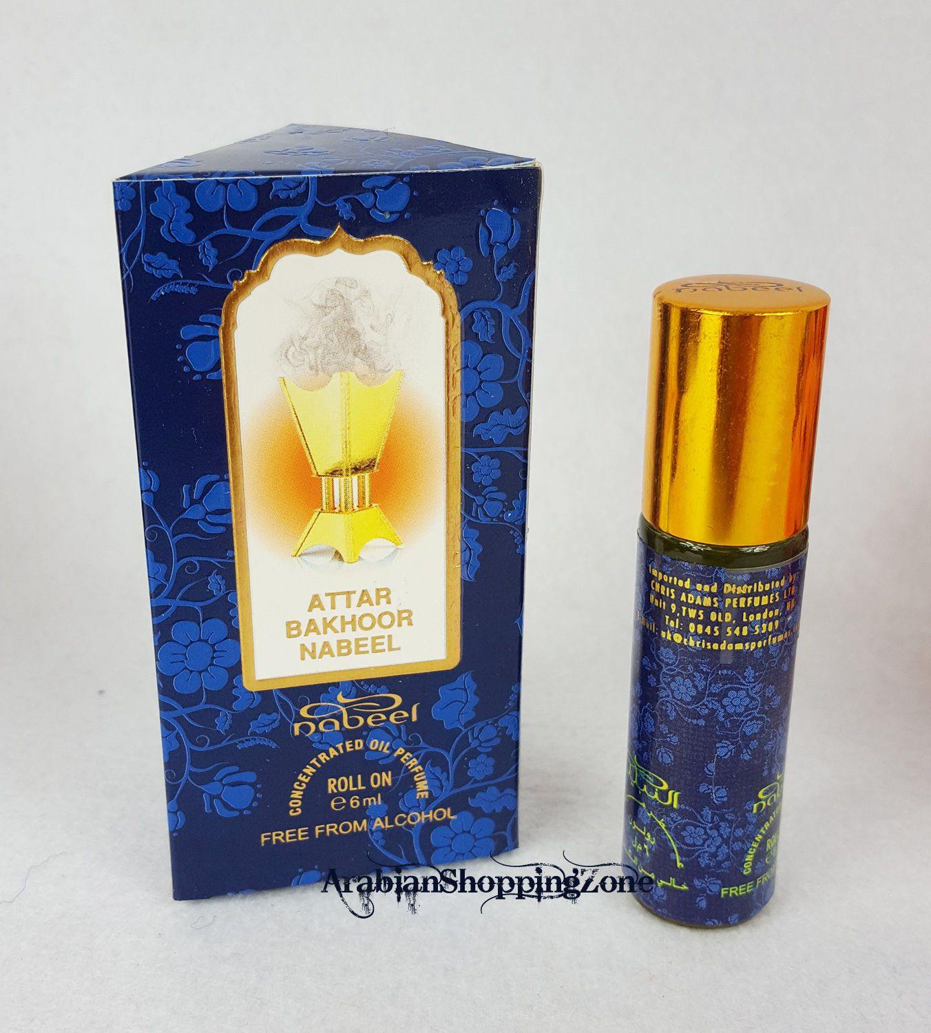 3 PCS Nabeel Perfume Oil Attar Musk/OUD Roll-on 6ML (3 Bottles) - Arabian Shopping Zone