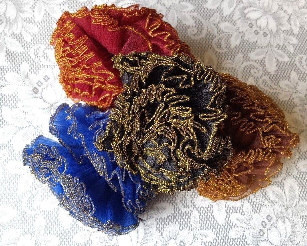 Hijab Khaleeji Volumizer Scrunchie Large Maxi Flower Hair Tie Bun Scarf - Arabian Shopping Zone