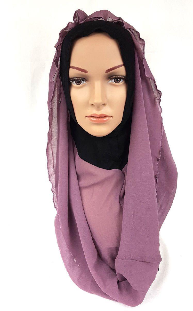 One-piece Amira Hijab Muslim/Islamic Head-wear Easy Wear High Quality - Arabian Shopping Zone