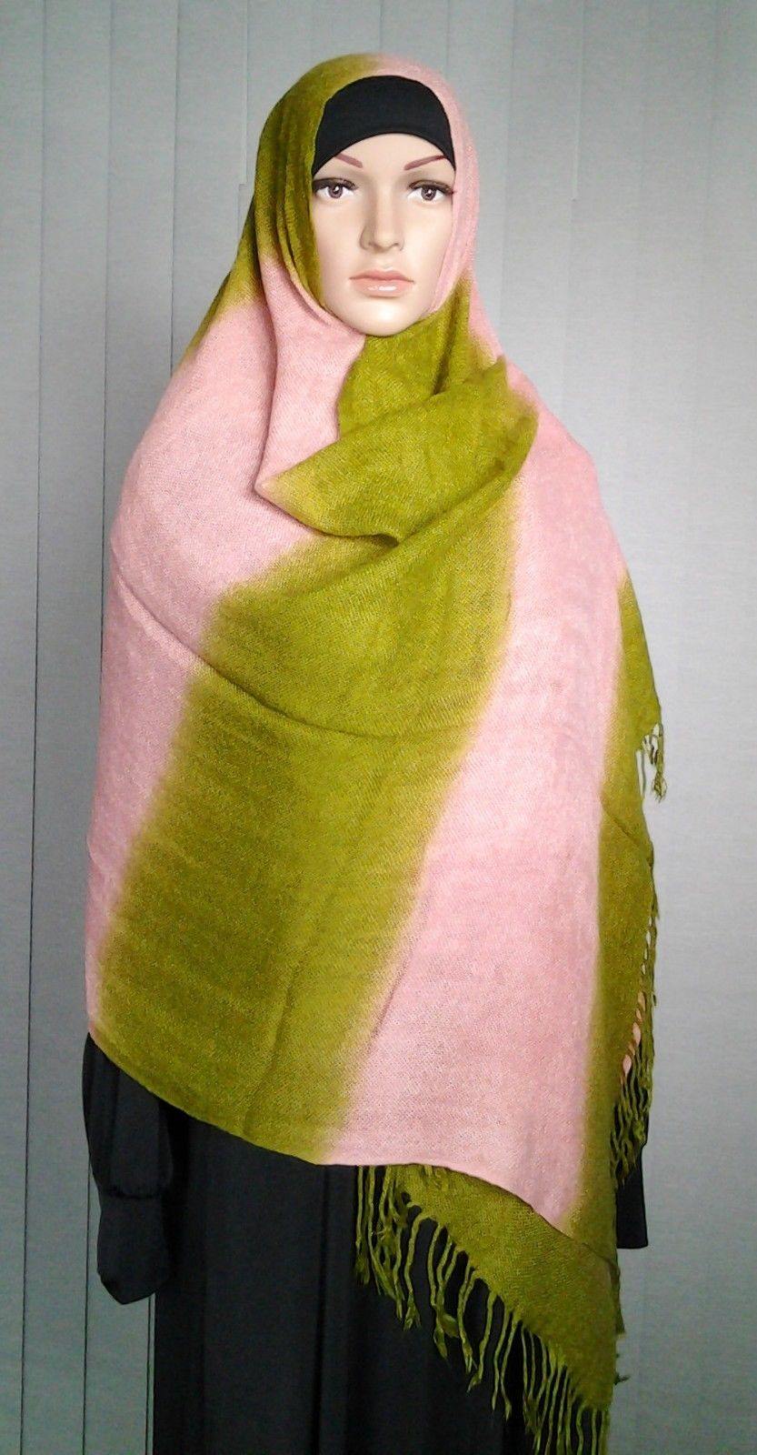 NEW Winter Women's Thick Warm Pashmina Cashmere Scarves Shawl Wrap Hijab - Arabian Shopping Zone