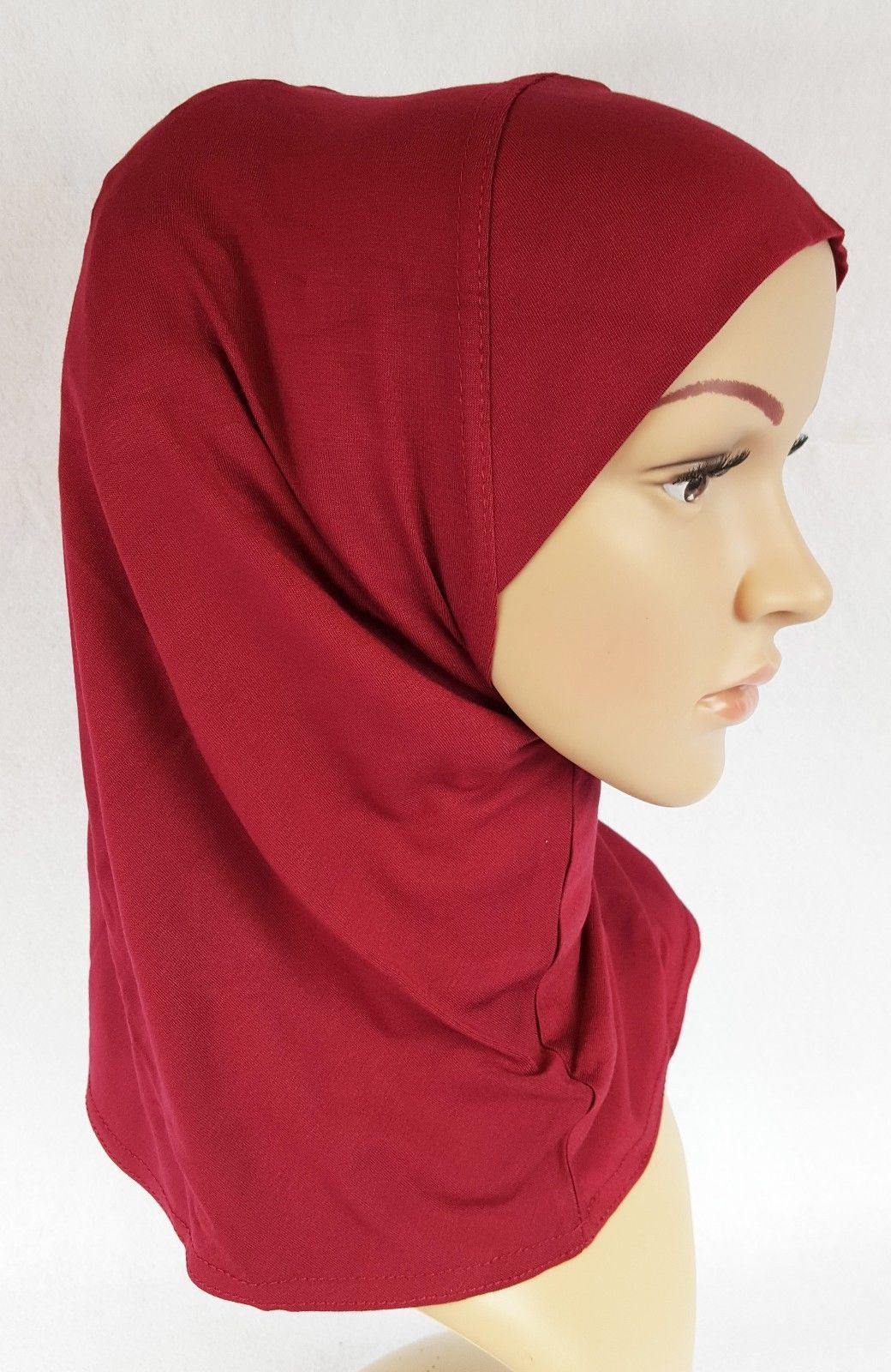 Premium Slip On Instant Egyptian Cotton Muslim Girls Hijab Shawls Wrap Headwear - Arabian Shopping Zone