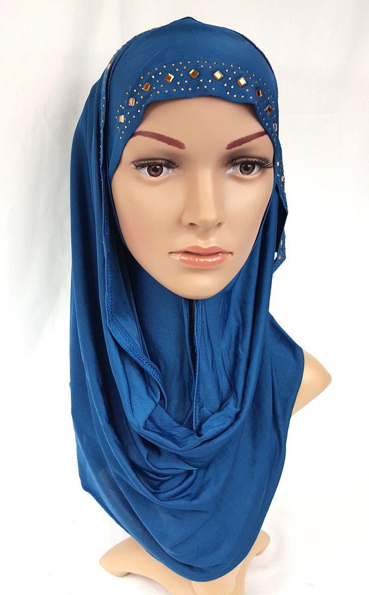 Slip On Instant Amira Style VISCOSE on-the-go Hijab Scarf ASZ0104 - Arabian Shopping Zone