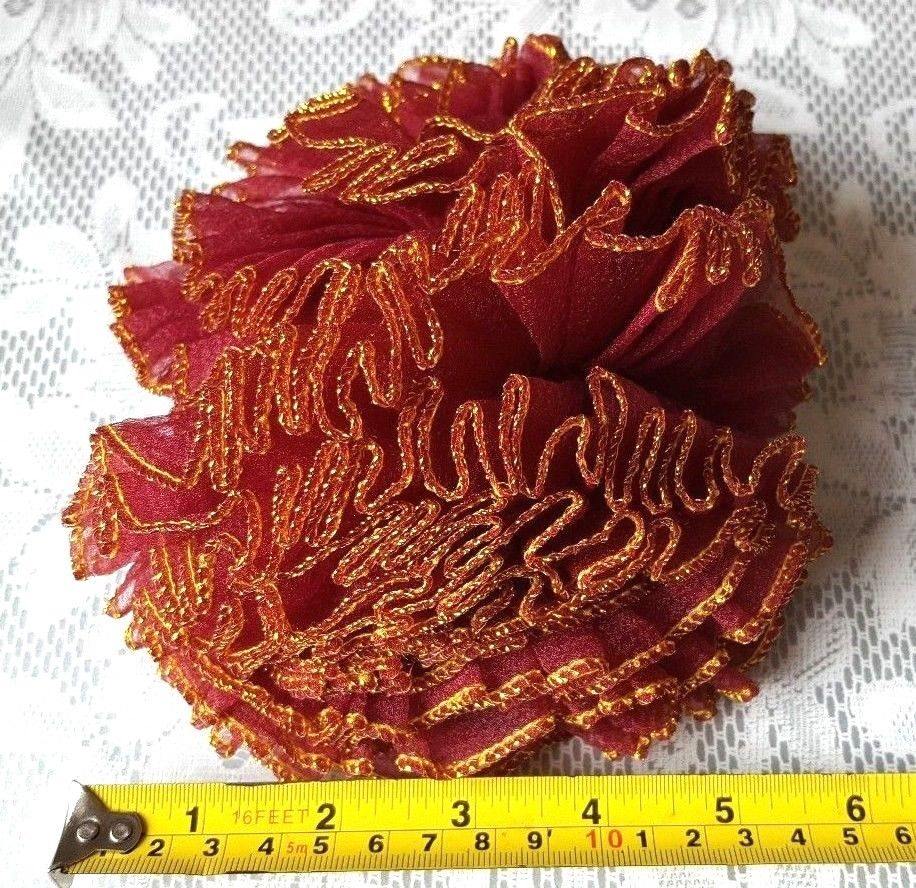 Hijab Khaleeji Volumizer Scrunchie Large Maxi Flower Hair Tie Bun Scarf - Arabian Shopping Zone