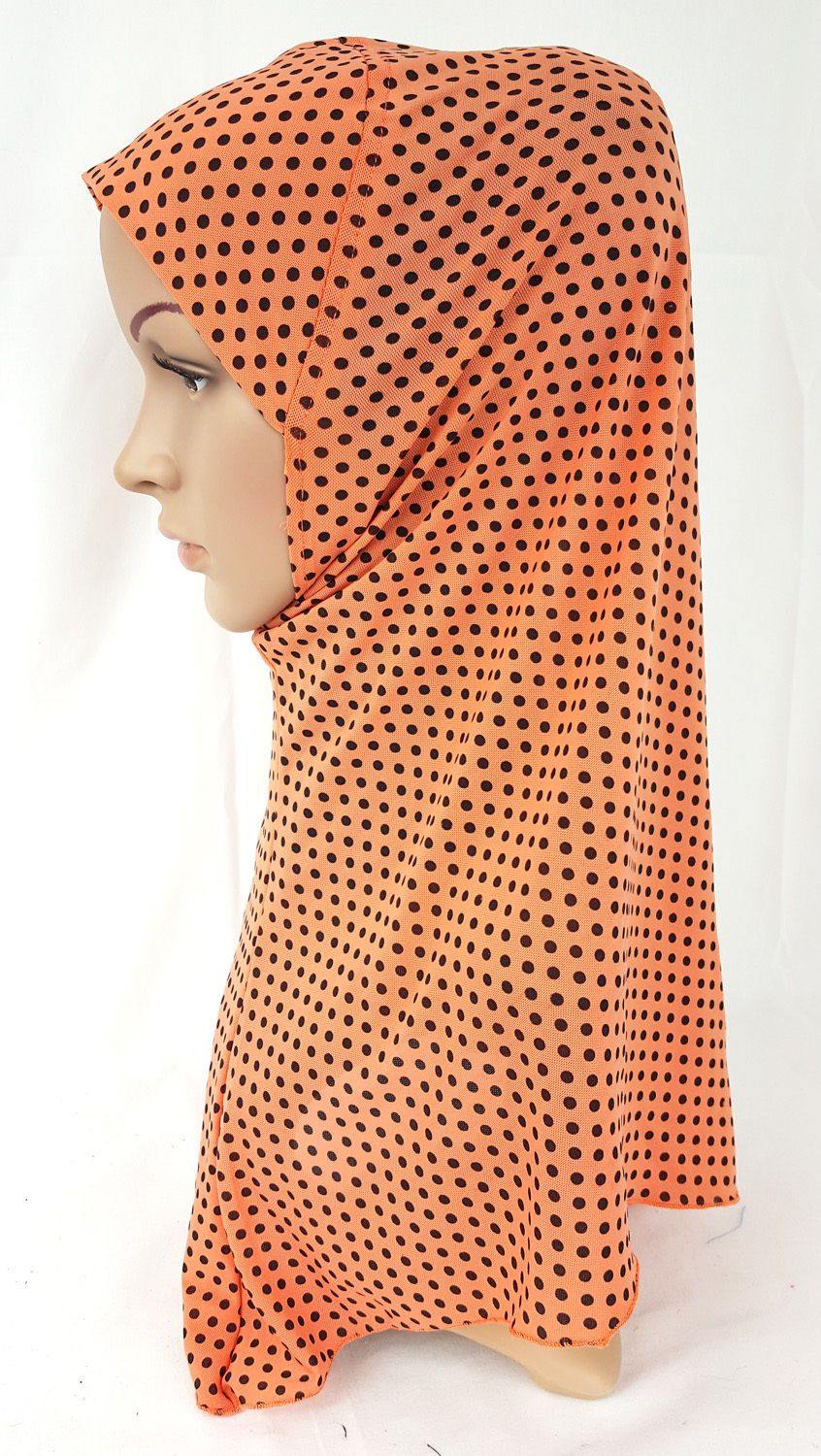 Summer Muslim Hijab Islamic Soft Mesh Hijab/MaxiScarf/ Wrap/Shawl/Slip-on - Arabian Shopping Zone