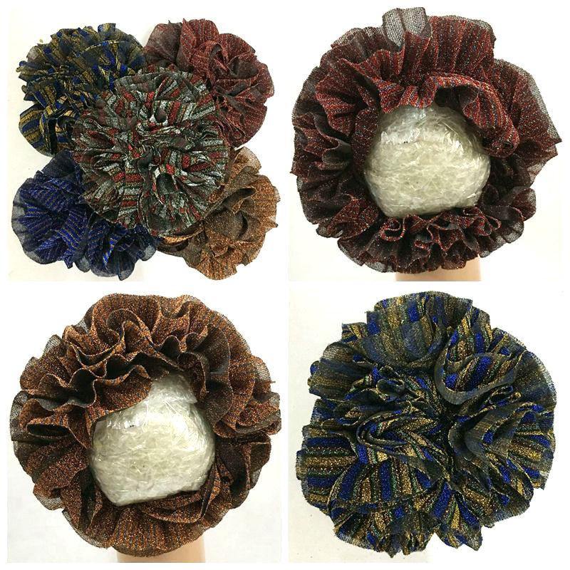 Khaleeji Volumizer Scrunchie Large Maxi Flower Hair Tie Bun Scarf - Arabian Shopping Zone