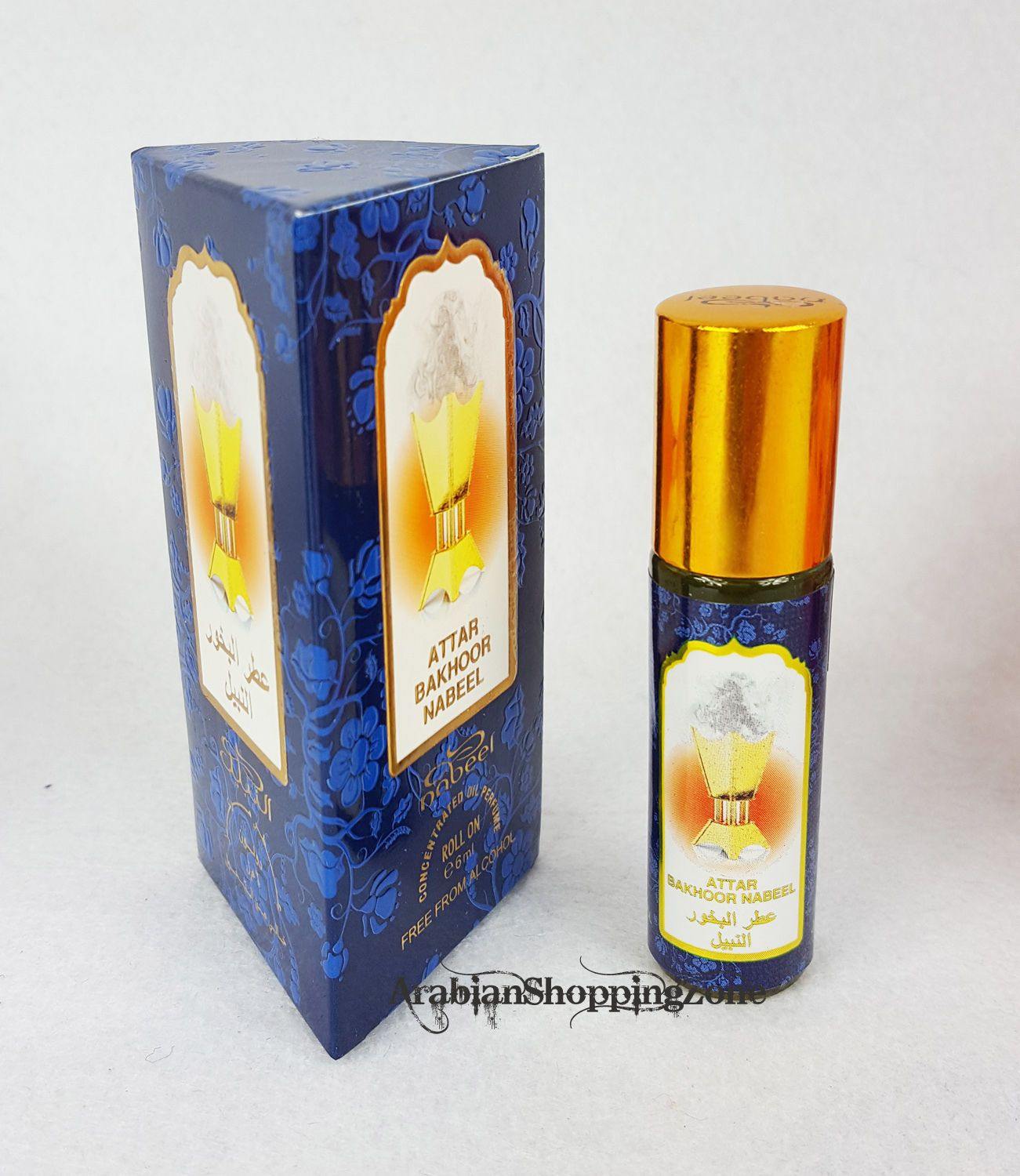 3 PCS Nabeel Perfume Oil Attar Musk/OUD Roll-on 6ML (3 Bottles) - Arabian Shopping Zone