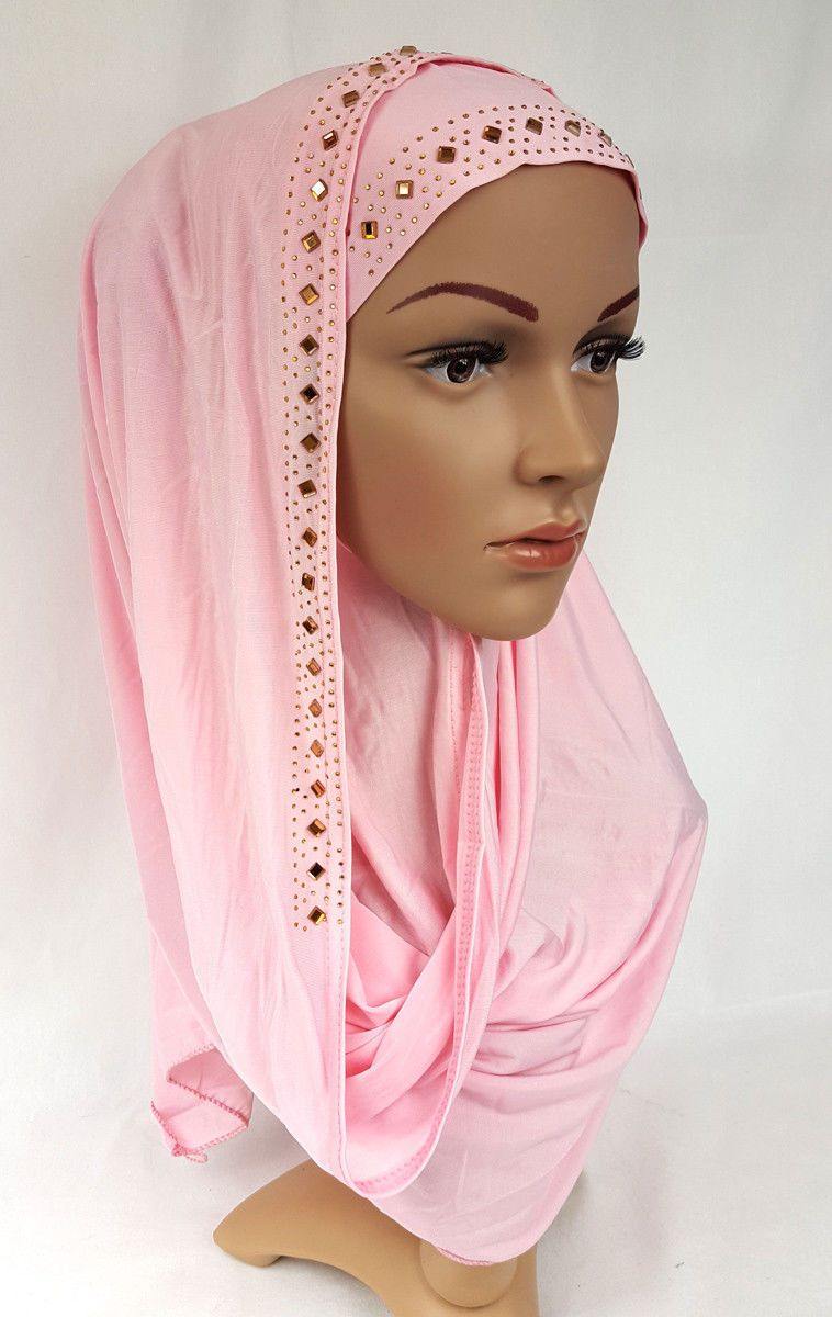 Slip On Instant Amira Style VISCOSE on-the-go Hijab Scarf ASZ0104 - Arabian Shopping Zone