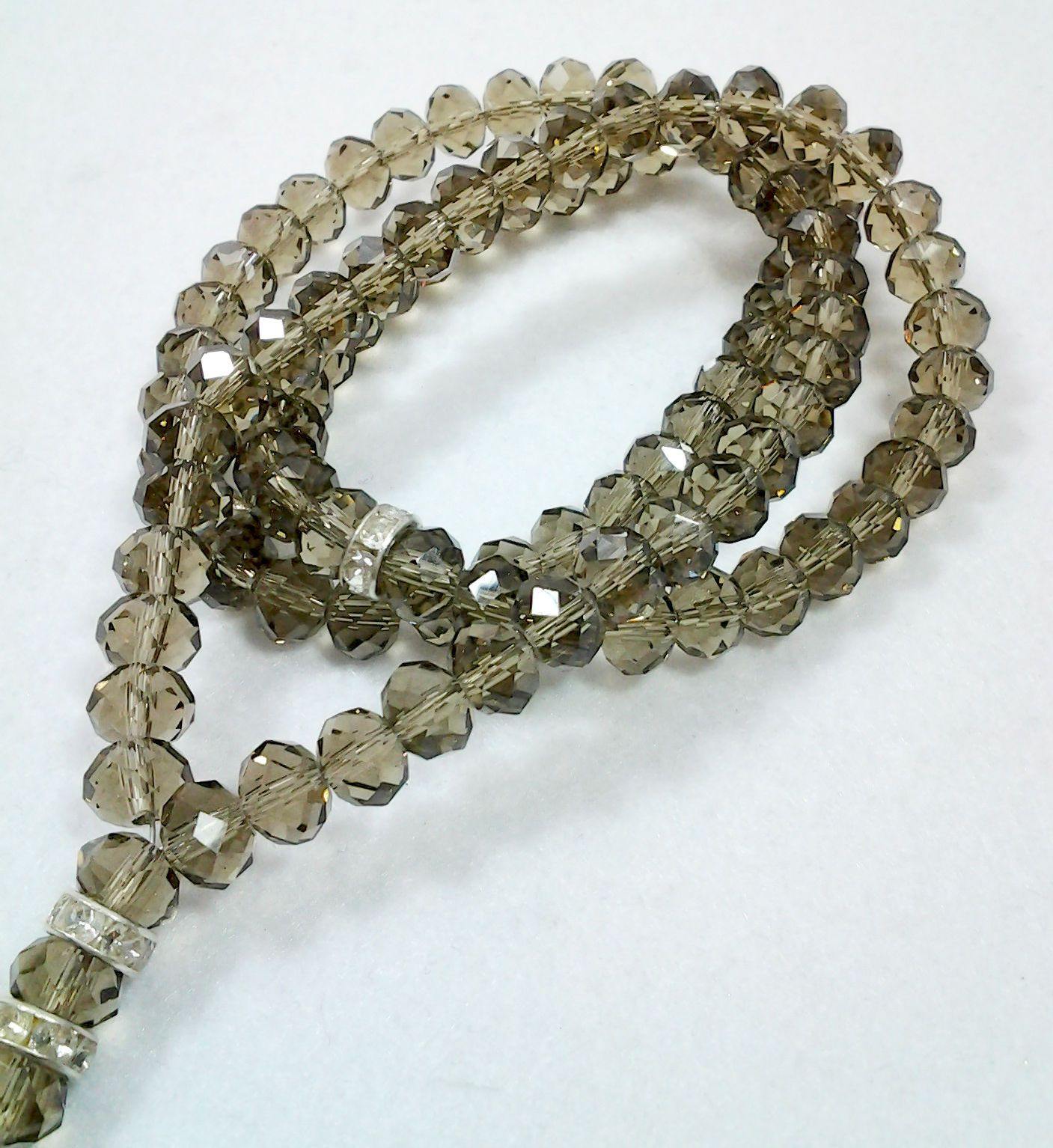 8mm Crystal Muslim Prayer Beads 99  Masbaha - Arabian Shopping Zone