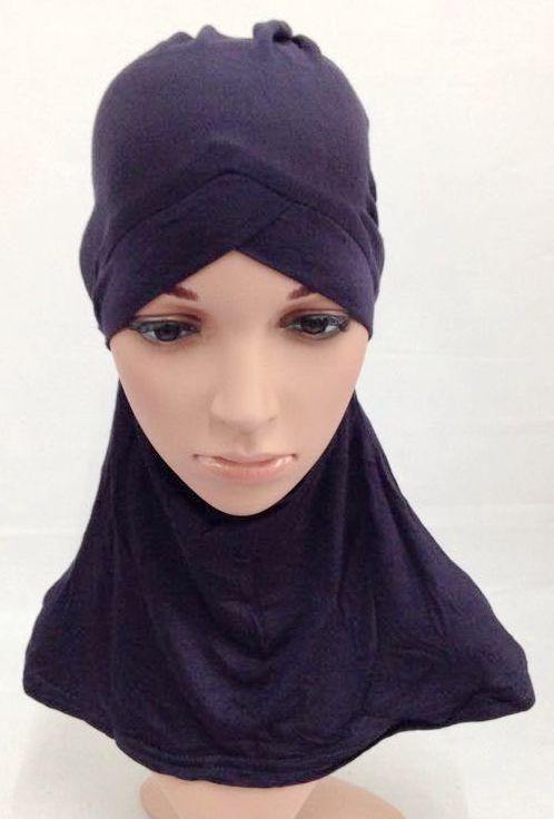 V-Shape Modal Cotton Muslim Women Inner Hijab Caps Islamic Underscarf - Arabian Shopping Zone