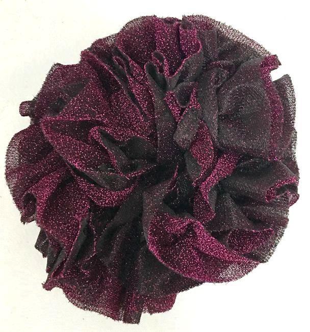 Khaleeji Volumizer Scrunchie Large Maxi Flower Hair Tie Bun Scarf - Arabian Shopping Zone