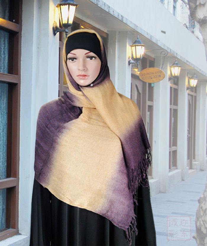 NEW Winter Women's Thick Warm Pashmina Cashmere Scarves Shawl Wrap Hijab - Arabian Shopping Zone