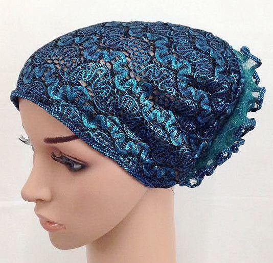 High Quality Double-Lace Flower UnderHijab Muslim Hijab Caps Islamic Underscarf - Arabian Shopping Zone