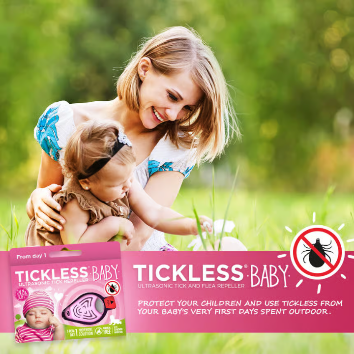 TICKLESS Baby Tick protection Pink 1 pc