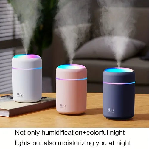 1pc Creative Colorful Cup Air Humidifier Room Office Desktop Home Car Humidifier Colorful Humidifier