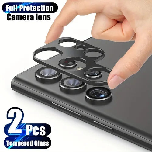 2Pcs Camera Tempered Glass Screen Protector Lens Film For Samsung Galaxy S22 S23 Ultra Plus Protection Accessories