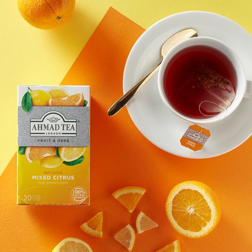 Ahmad Herbal Tea.Mixed Citrus 20 teabags