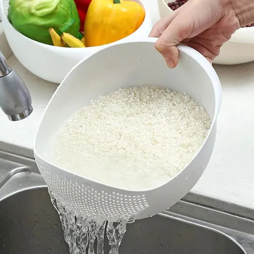 1pc/2pcs/3pcs Multi-Functional Kitchen Washing Basket Basin - Drain Water, Wash Rice, Perfect For Cleaning Vegetables And Fruits, And More With Convenient Features - Ideal For Various Uses And Users, Kitchen Accessories