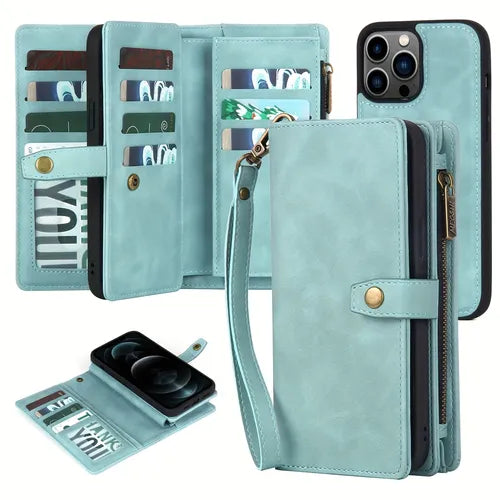 Multifunctional Phone Holster Wallet Phone Case Flip Holster Phone13promax,iPhone14promax