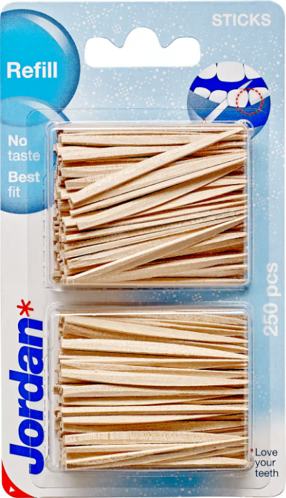 Jordan Toothpicks refill 250 pcs