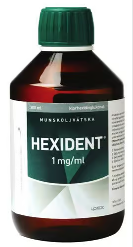 Hexident Mouthwash 1mg/ml, 300 ml