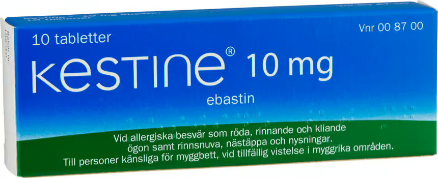 Kestine film-coated tablet 10 mg 10 pcs