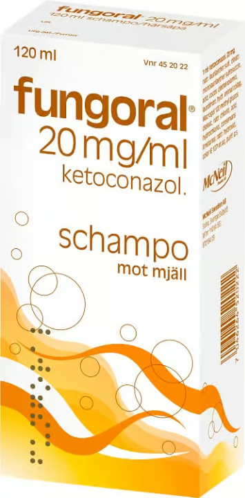 Fungoral Shampoo 20 mg/ml 120 ml