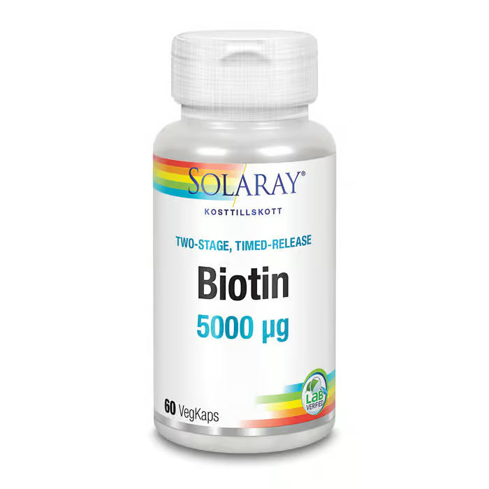 Solaray Biotin 60 capsules