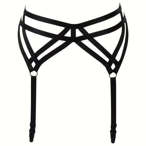 Sexy Waist Suspender Belt, Gothic Adjustable Body Harness Bondage Belt, Women's Sexy Lingerie & Underwear Accessories