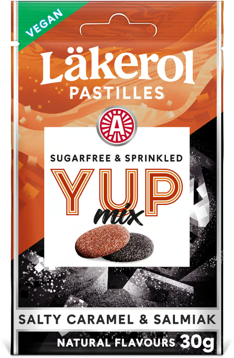 Läkerol YUP Mix Salty Caramel & Salmiak 30 g