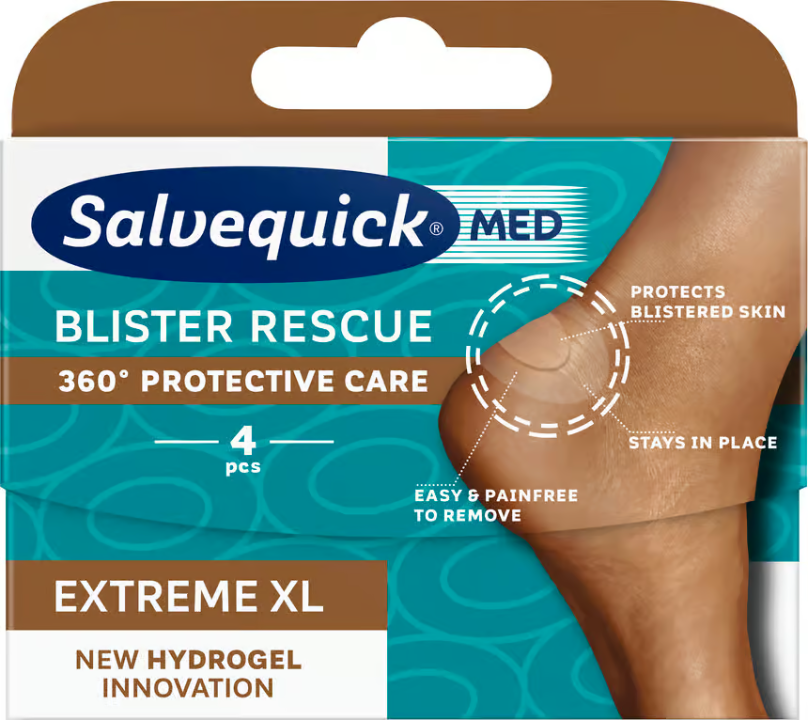 Salvequick WITH Blister Rescue Extreme XL 4 pcs