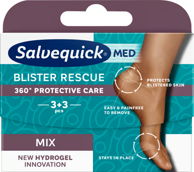 Salvequick WITH Blister Rescue Mix 6 pcs