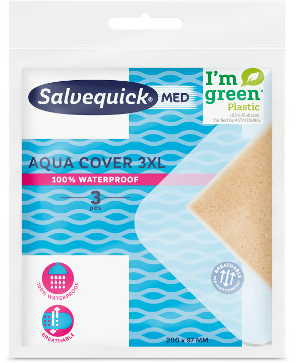 Salvequick With Aqua Cover 3XL 3 pcs