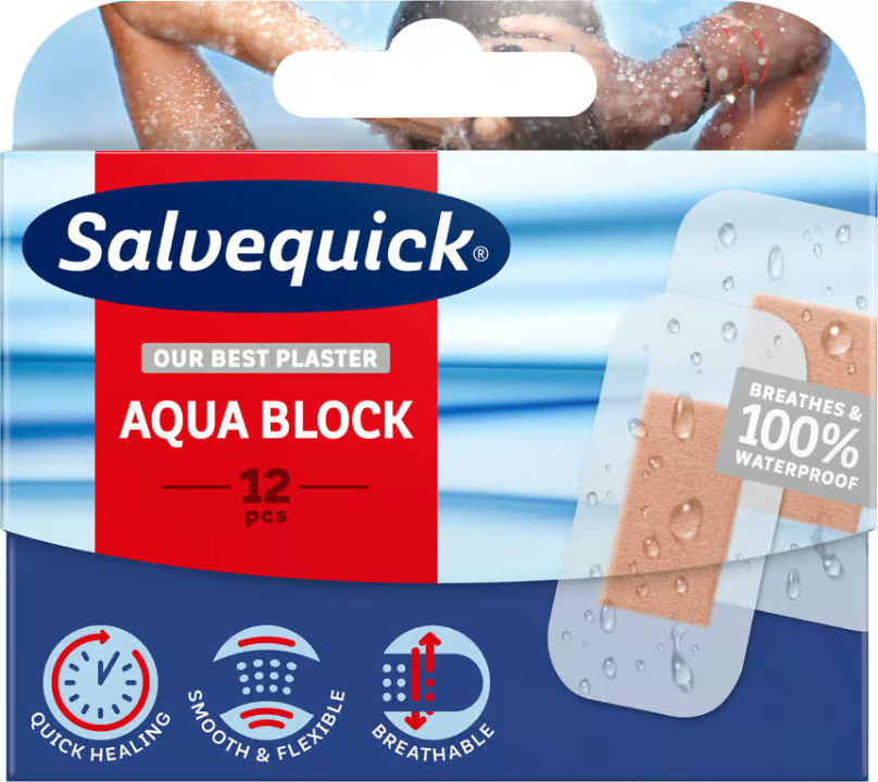 Salvequick Aqua Block 12 pcs