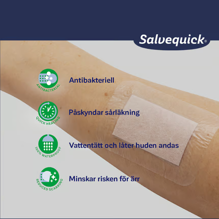 SalvequickMED Maxi Cover Antibact 5 pcs