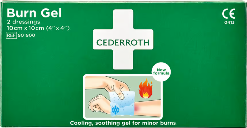 Cederroth Kompress Burn Gel 10 x 10 cm 2 pcs