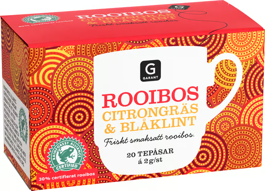 Garant Rooibos Herbal Tea Lemongrass & Cornflower 40 g | Apohem