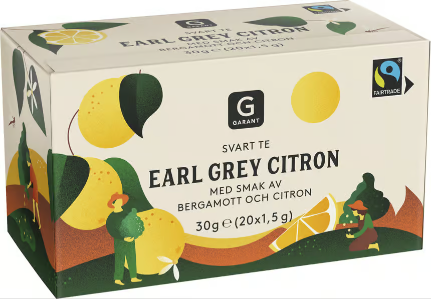 Garant Earl Gray Lemon 20 tea bags | Apohem