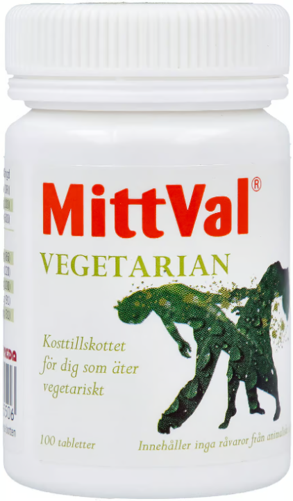 MittVal Vegetarian 100 tablets