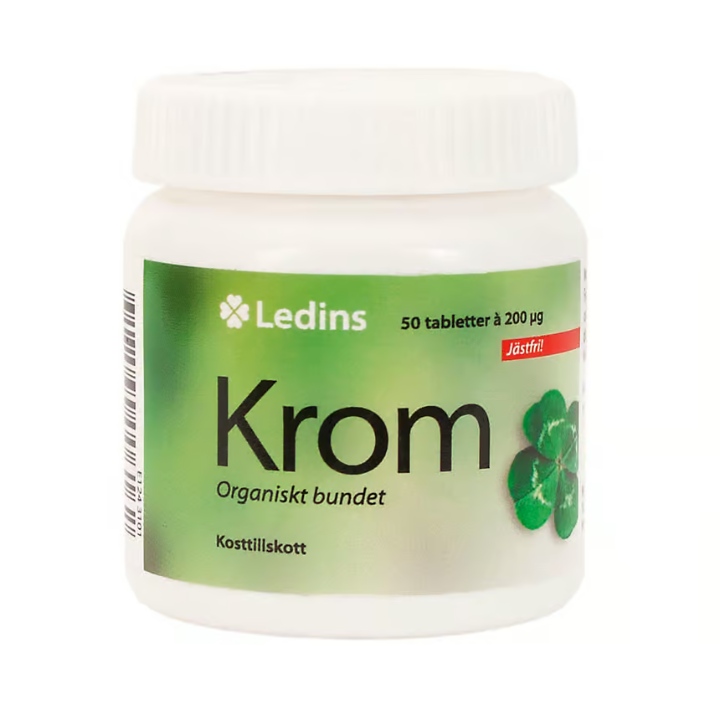 Ledins Chromium 200µg 50 tablets