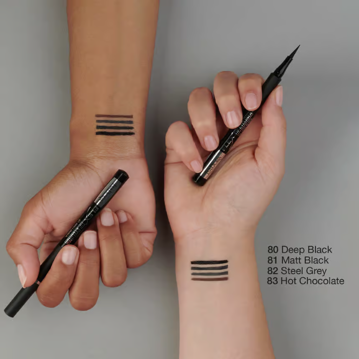 IsaDora Flex Tip Eyeliner Matt Black 1.2 ml