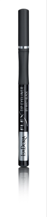 IsaDora Flex Tip Eyeliner Matt Black 1.2 ml