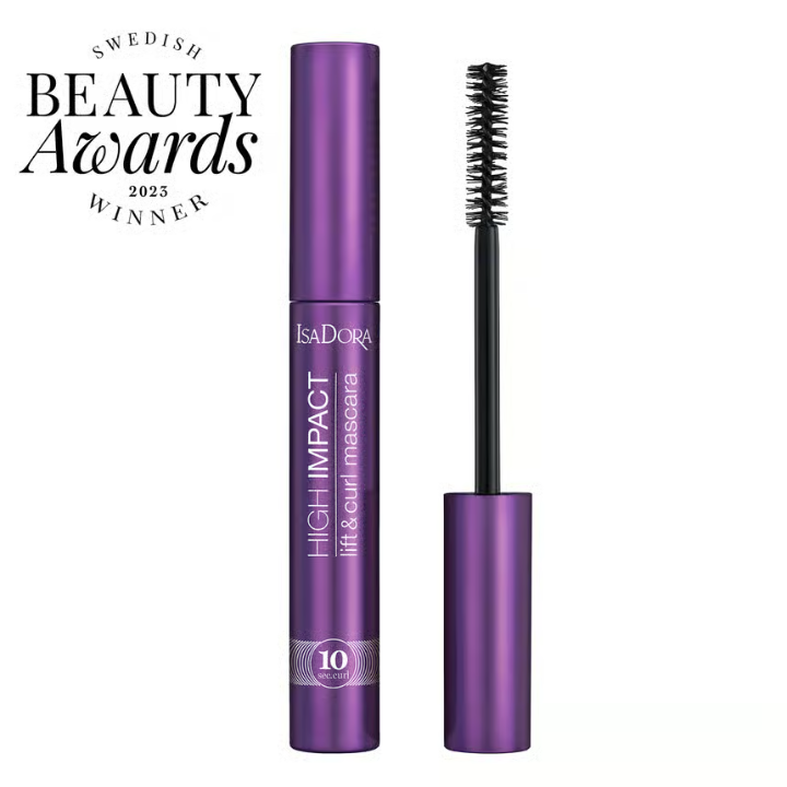 IsaDora 10 Sec High Impact Lift & Curl Mascara Black 9 m